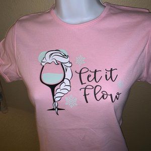 Bella Short-Sleeve T-Shirt~ Disney ~ Let it Flow ~ SMALL ~ Frozen ~ NEW